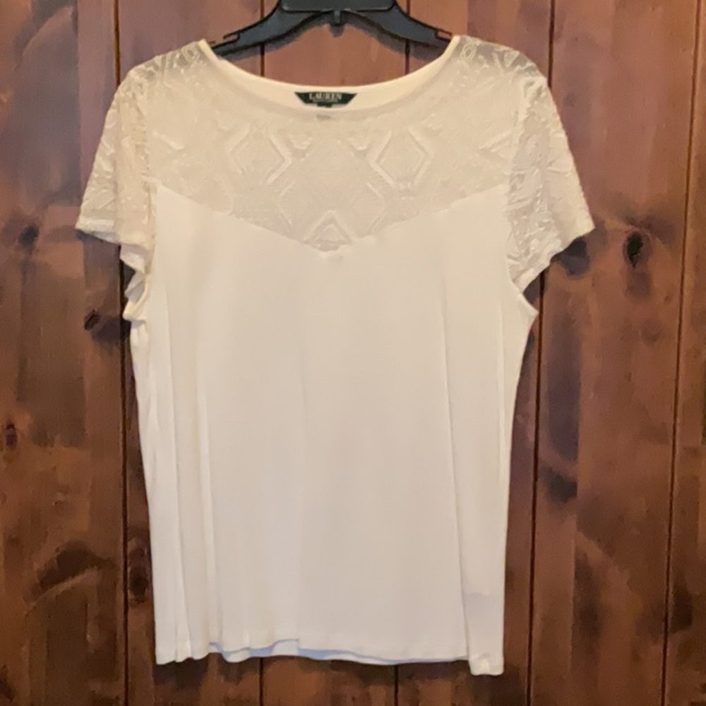 Lauren Ralph Lauren Cream Blouse